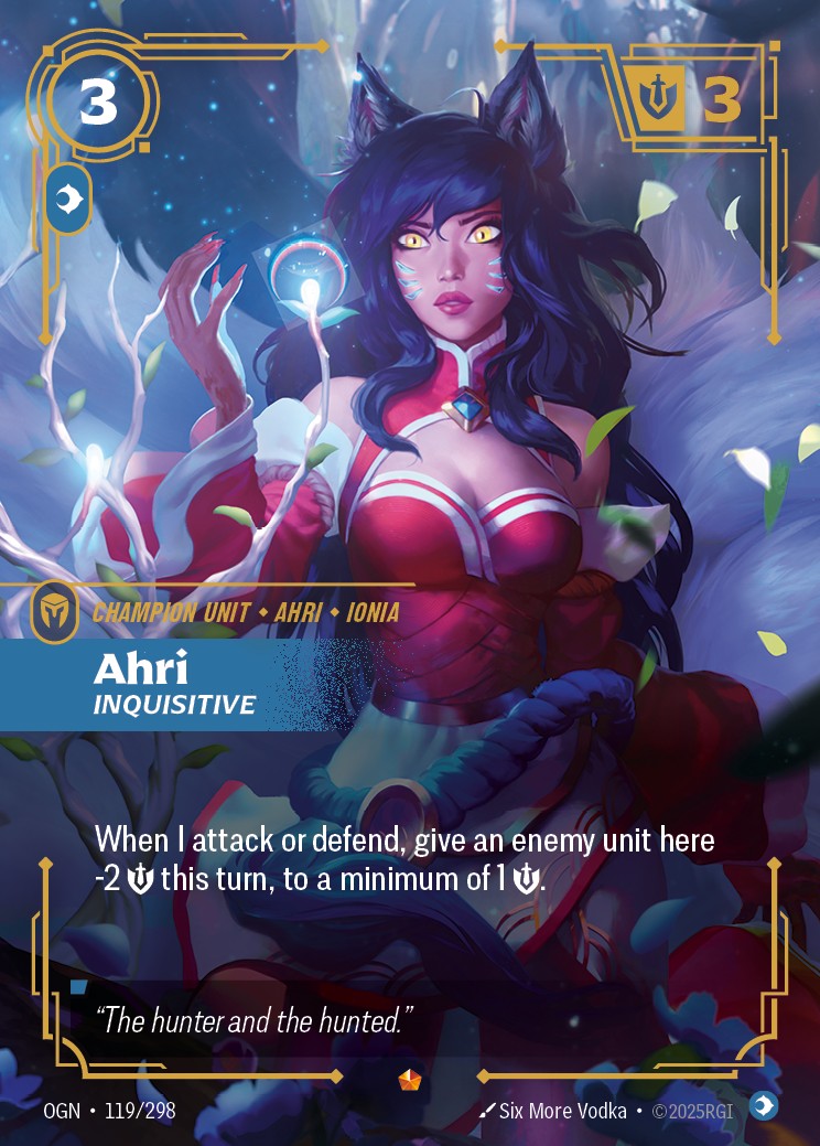Ahri, Inquisitive - OGN-119