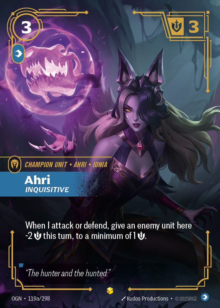 Ahri, Inquisitive - OGN-119a