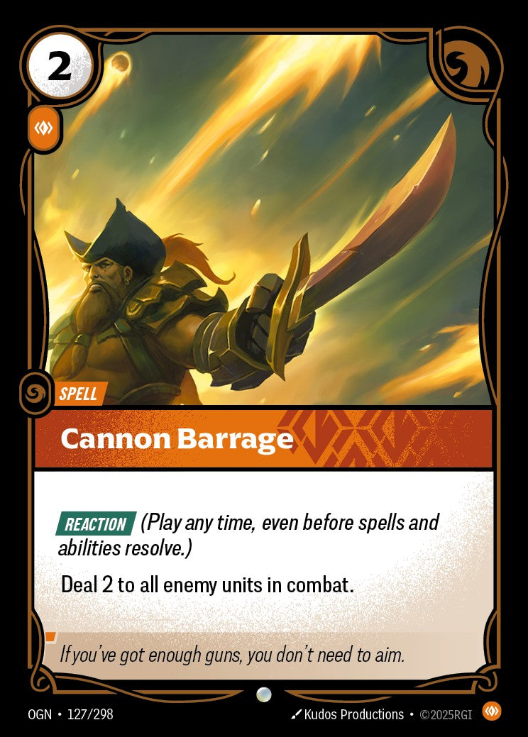 Cannon Barrage (Foil) - OGN-127