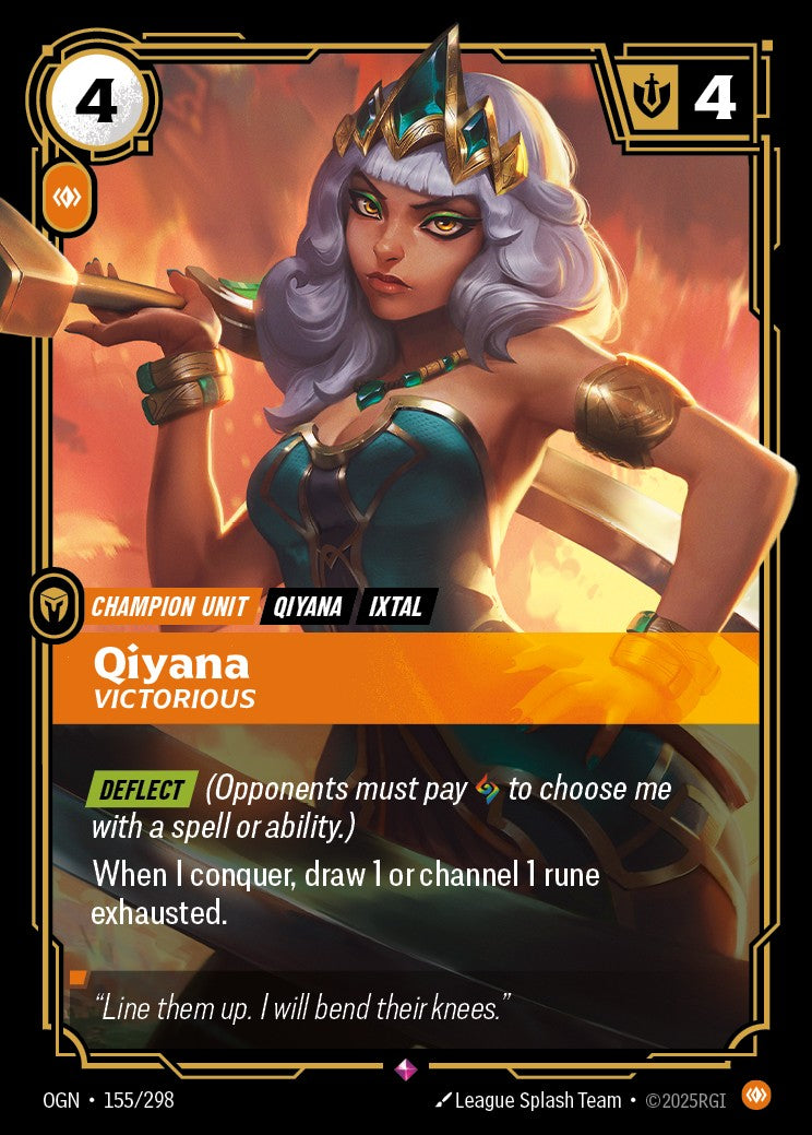 Qiyana, Victorious - OGN-155