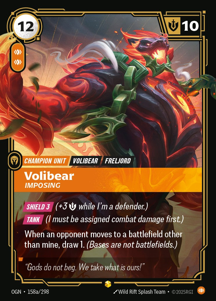 Volibear, Imposing - OGN-158a