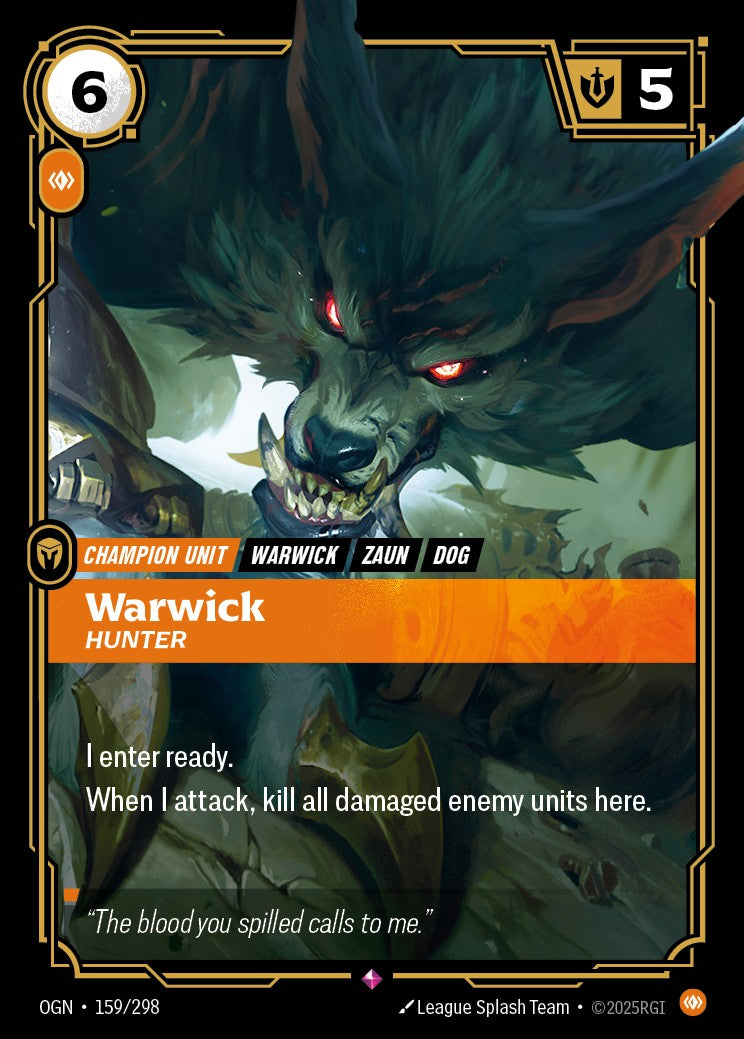 Warwick, Hunter - OGN-159