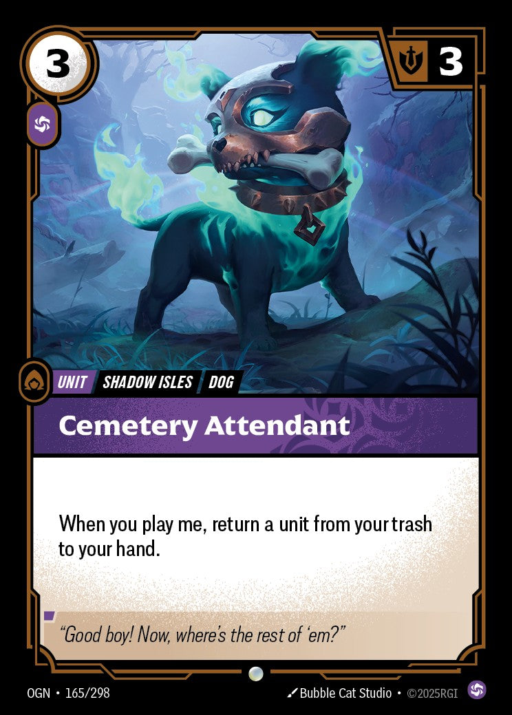 Cemetery Attendant (Foil) - OGN-165