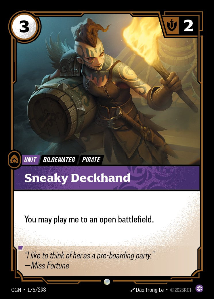 Sneaky Deckhand (Foil) - OGN-176