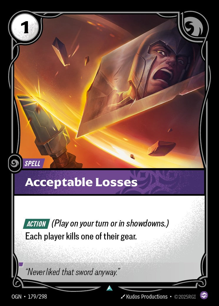 Acceptable Losses (Foil) - OGN-179