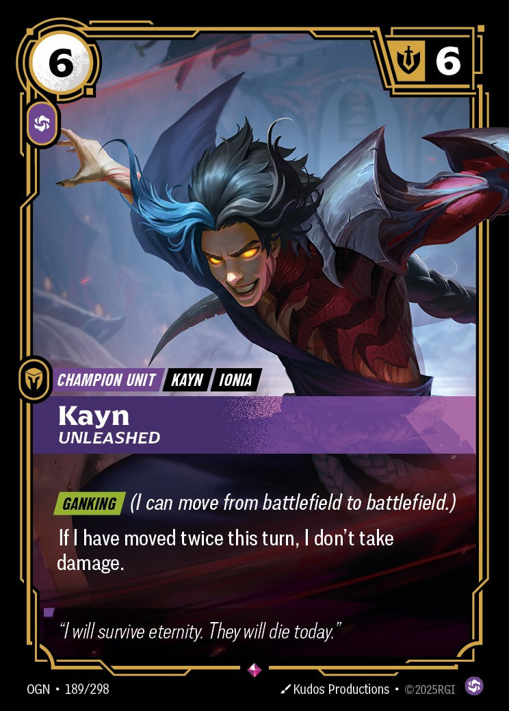 Kayn, Unleashed - OGN-189