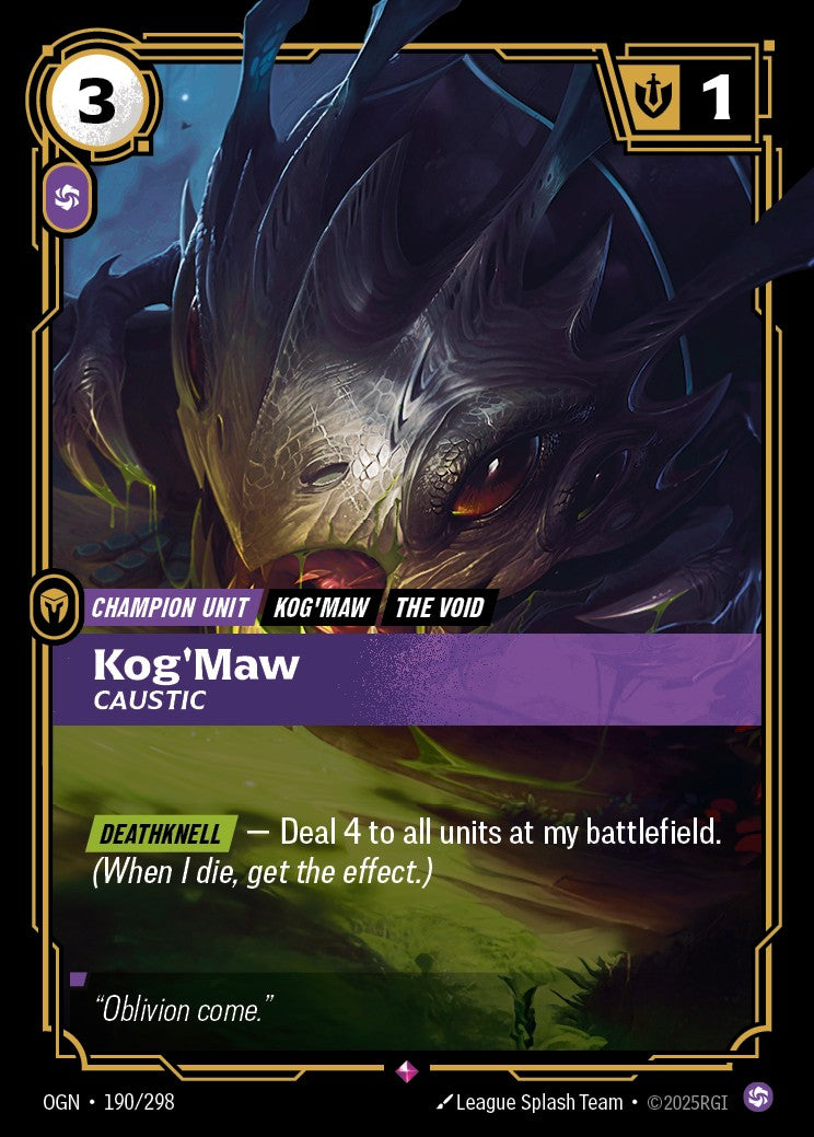 Kog'Maw, Caustic - OGN-190