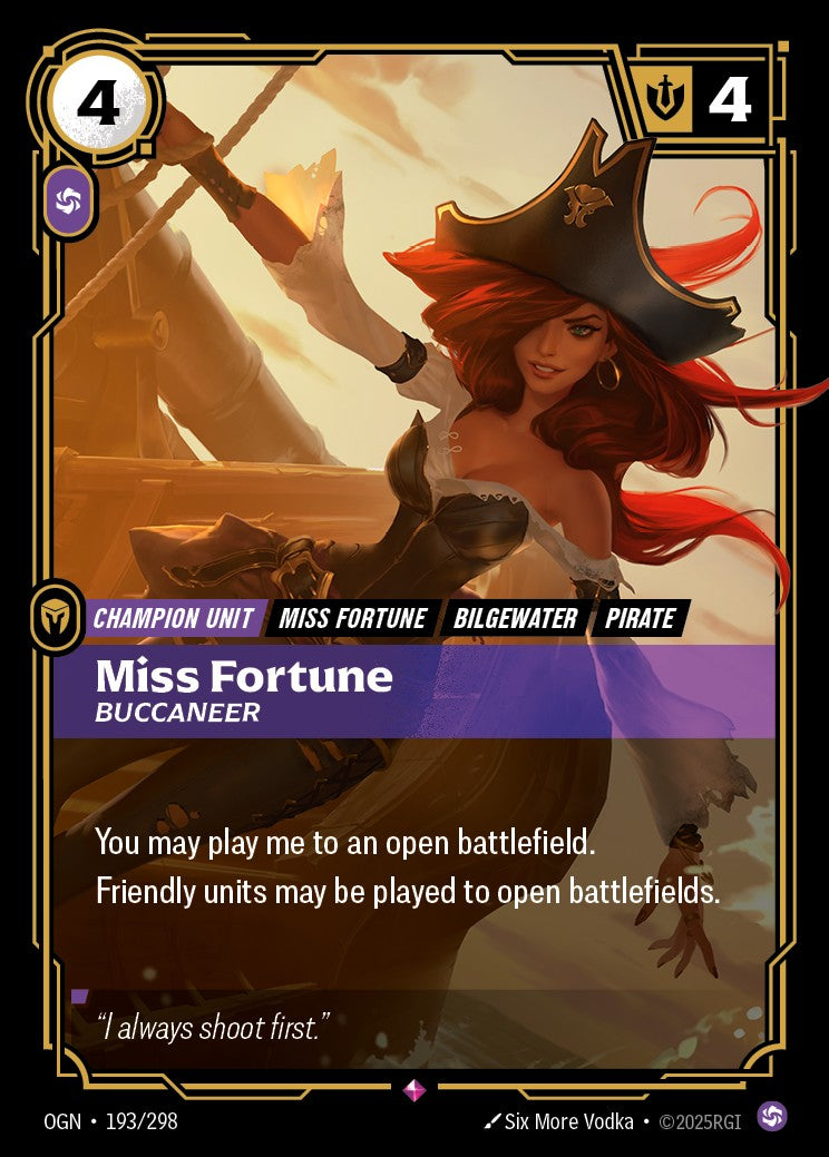 Miss Fortune, Buccaneer - OGN-193