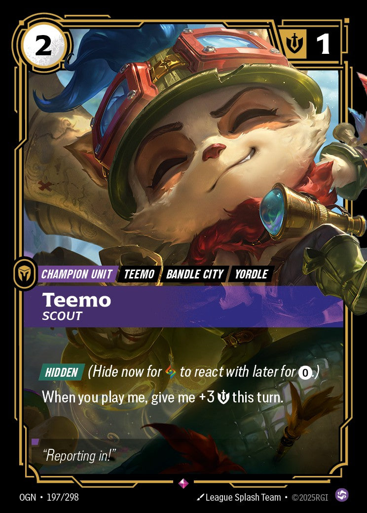 Teemo, Scout - OGN-197