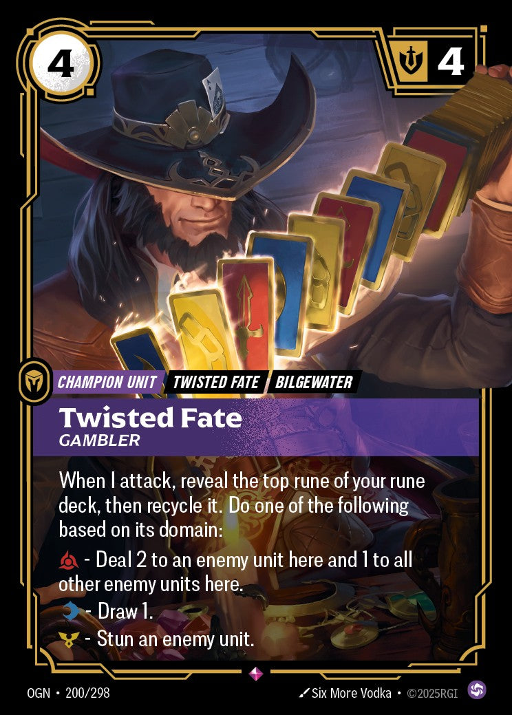 Twisted Fate, Gambler - OGN-200