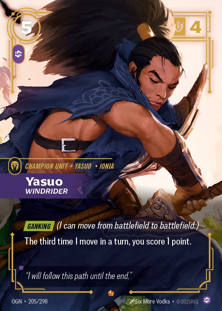Yasuo, Windrider - OGN-205