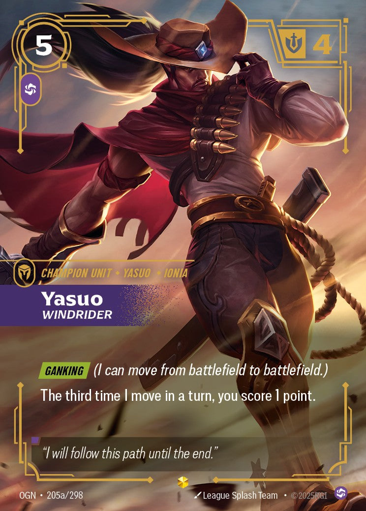 Yasuo, Windrider - OGN-205a