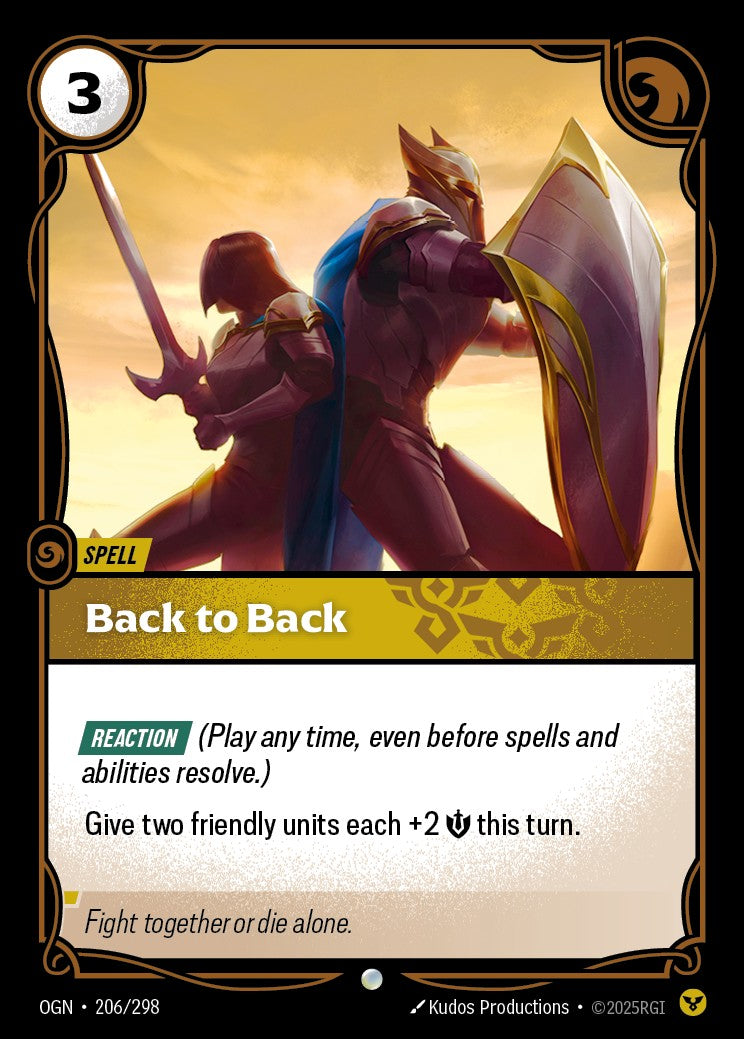 Back to Back (Foil) - OGN-206