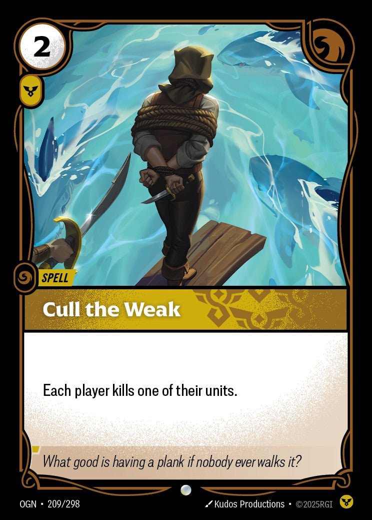 Cull the Weak (Foil) - OGN-209