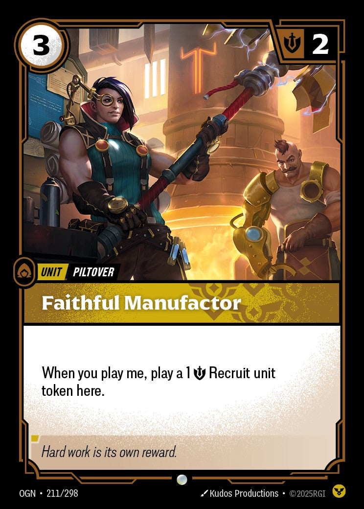 Faithful Manufactor (Foil) - OGN-211