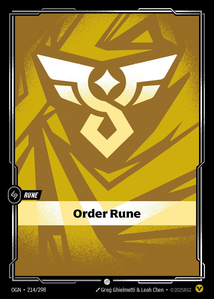 Order Rune (Foil) - OGN-214