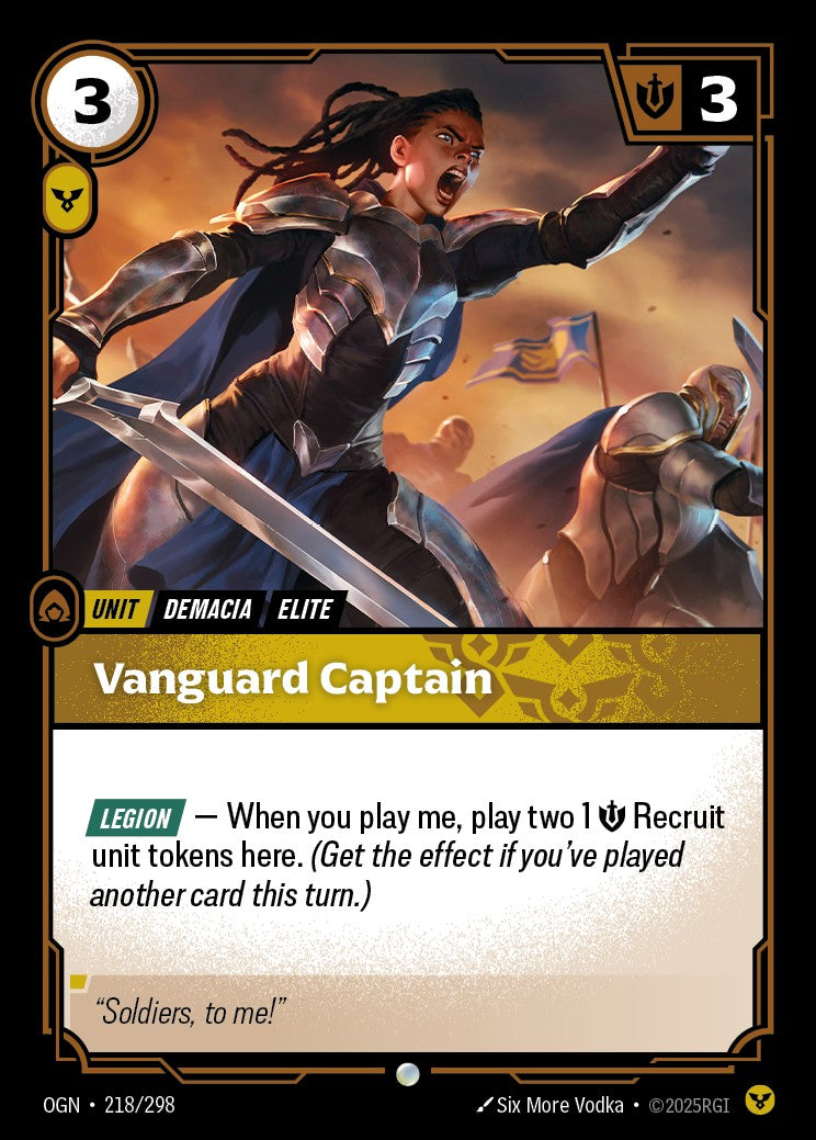 Vanguard Captain (Foil) - OGN-218