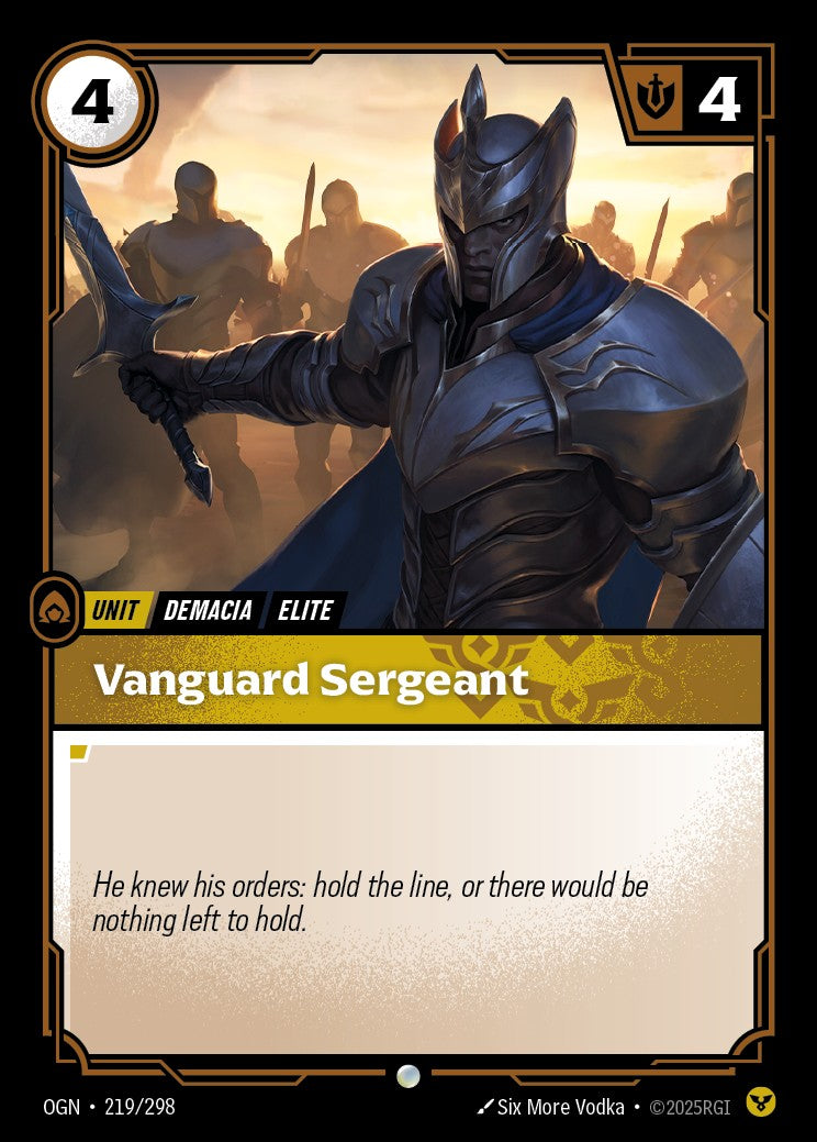Vanguard Sergeant (Foil) - OGN-219