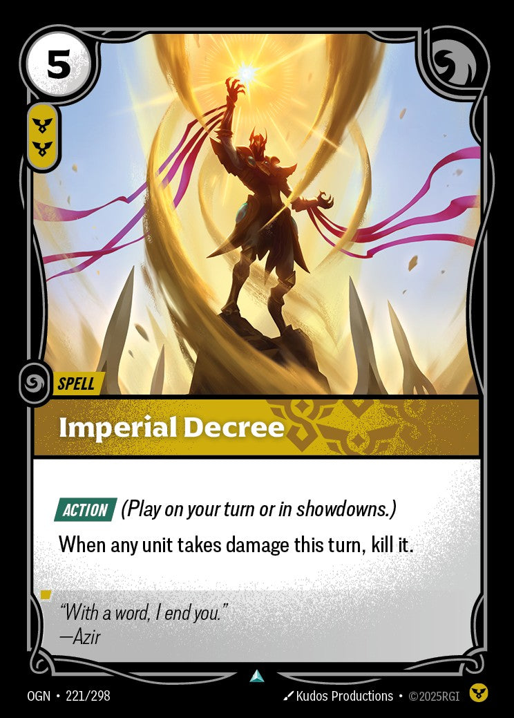 Imperial Decree (Foil) - OGN-221