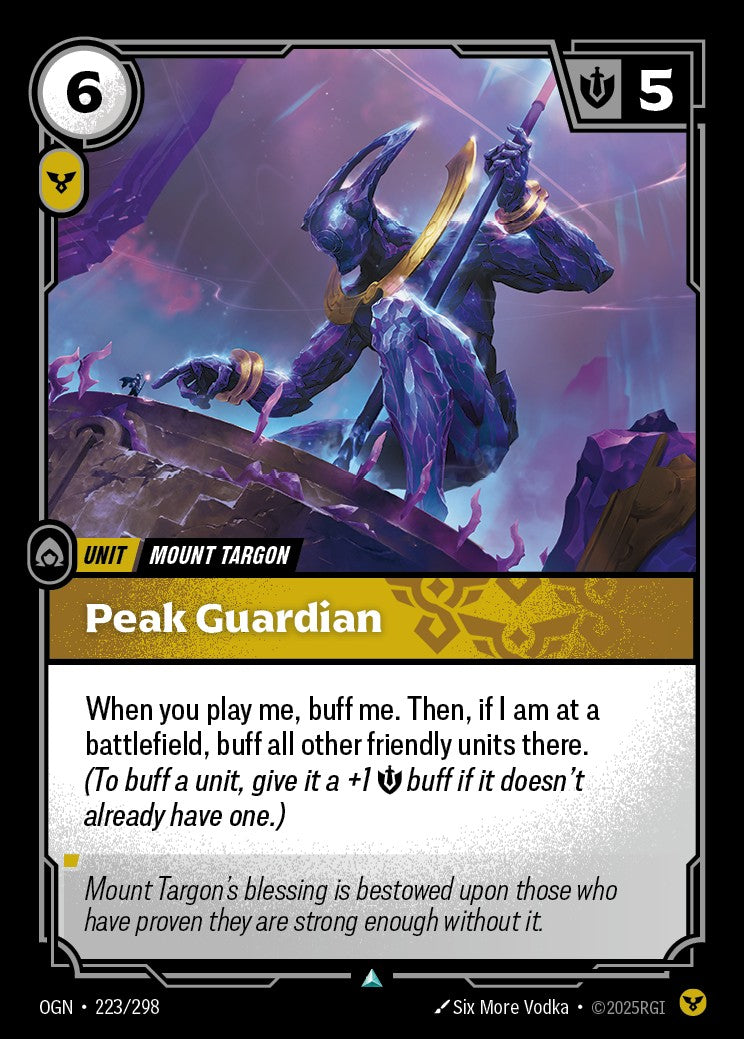 Peak Guardian (Foil) - OGN-223