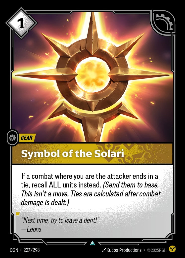 Symbol of the Solari (Foil) - OGN-227