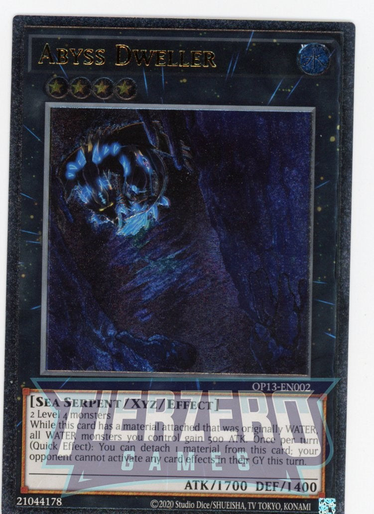 OP13-EN002 - Abyss Dweller - Ultimate Rare - Effect XYZ Monster -