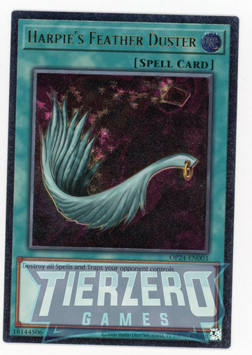 OP24-EN003 - Harpie's Feather Duster - Ultimate Rare - OTS Tournament Pack 24 - EU PRINT