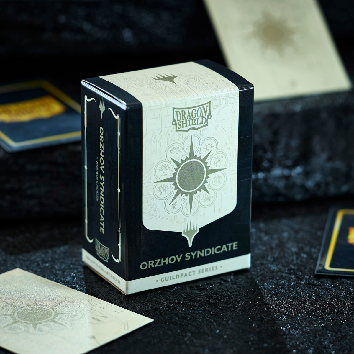 Dragon Shield Guildpact Series Orzhov Syndicate Matte Dual Art Sleeves box
