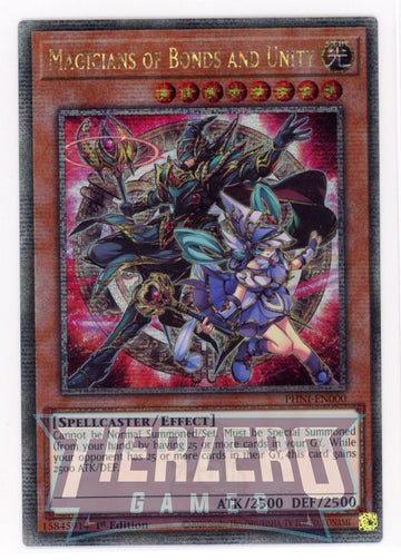 PHNI-EN000 - Magicians of Bonds and Unity - Quarter Century Secret Rare - Phantom Nightmare