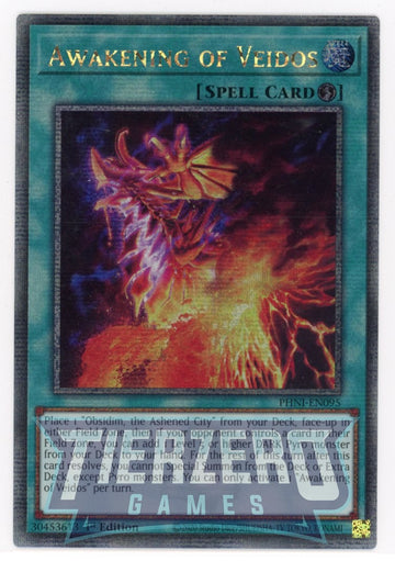 PHNI-EN095 - Awakening of Veidos - Quarter Century Secret Rare - Phantom Nightmare