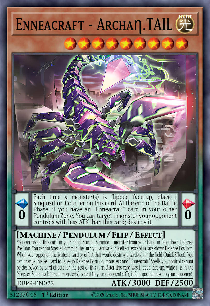 PHRE-EN023 - Enneacraft - Archa.TAIL - Super Rare - Phantom Revenge