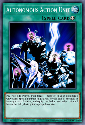 PHRE-EN050 - Autonomous Action Unit - Super Rare - Phantom Revenge