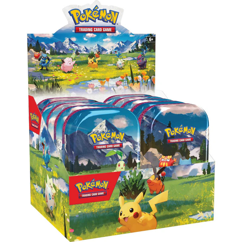 Pokémon TCG: Mega Evolution Ascended Heroes - 10 Sealed Mini Tin Box/Display