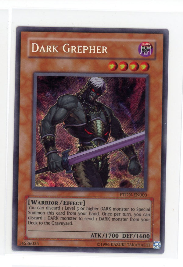 PTDN-EN000 - Dark Grepher - Secret Rare - Effect Monster - Phantom Darkness - VLP