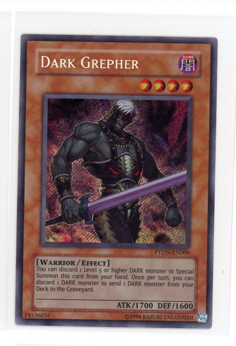 PTDN-EN000 - Dark Grepher - Secret Rare - Effect Monster - Phantom Darkness - VLP