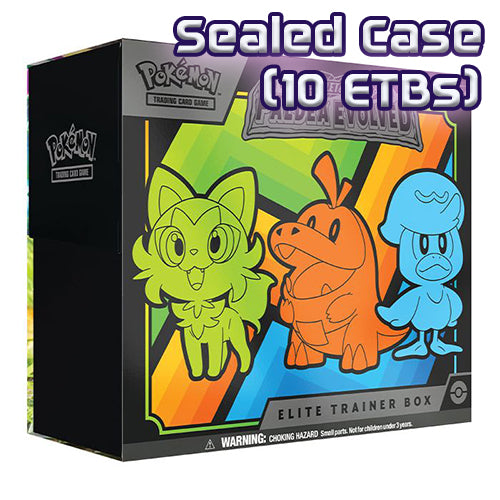 Pokemon Paldea Evolved Elite Trainer Box - Sealed Case (10 ETBs)