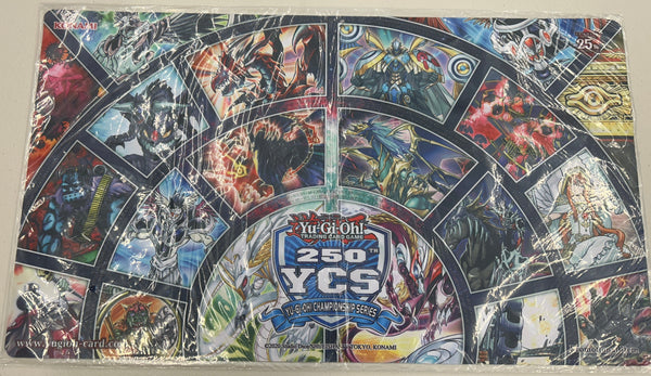 Yugioh 250th YCS Entry Playmat Past Prize Cards Sealed