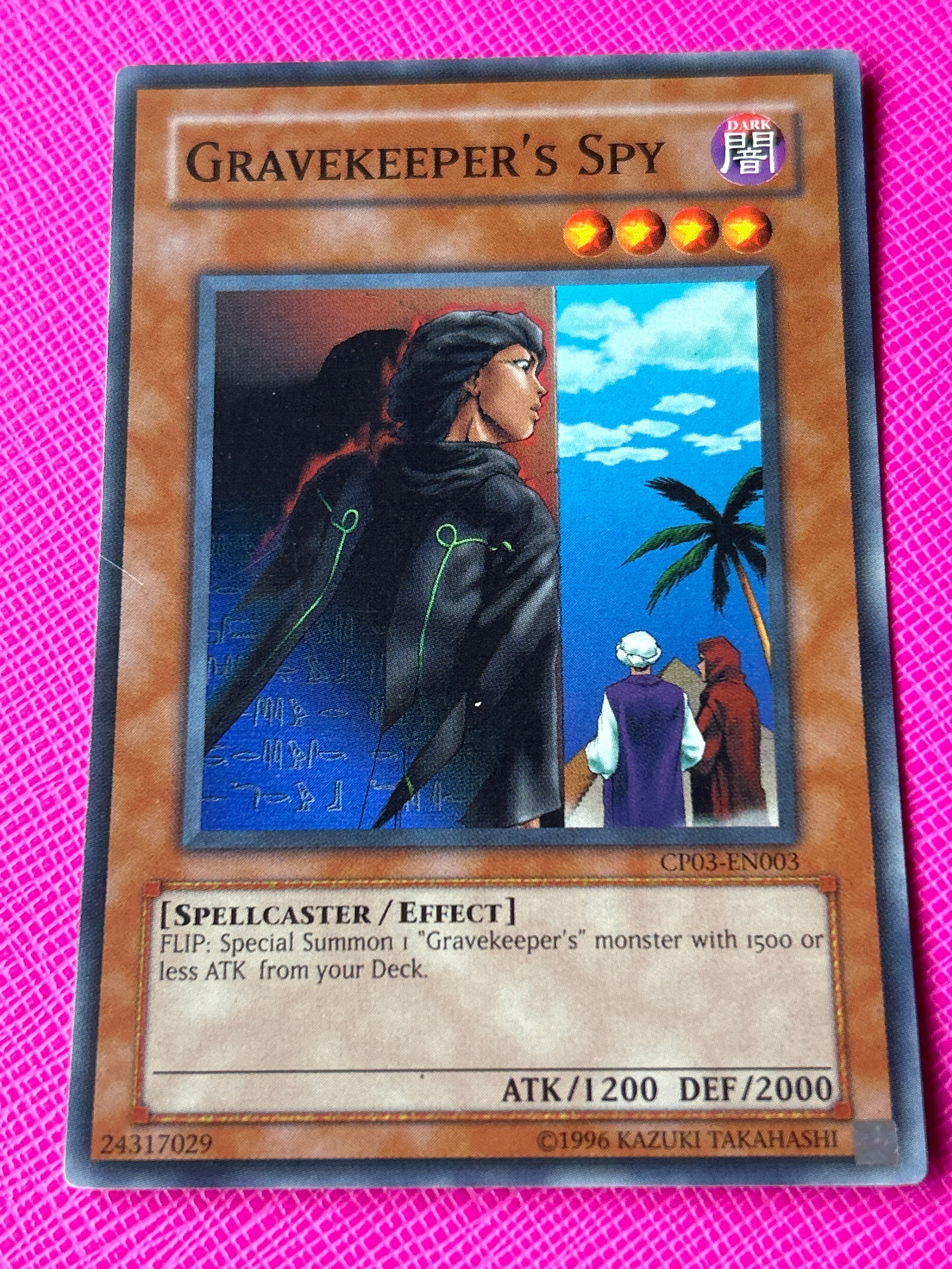 CP03-EN003 - Gravekeeper's Spy - Super Rare - Effect Monster - Champion Pack 3 - English VLP