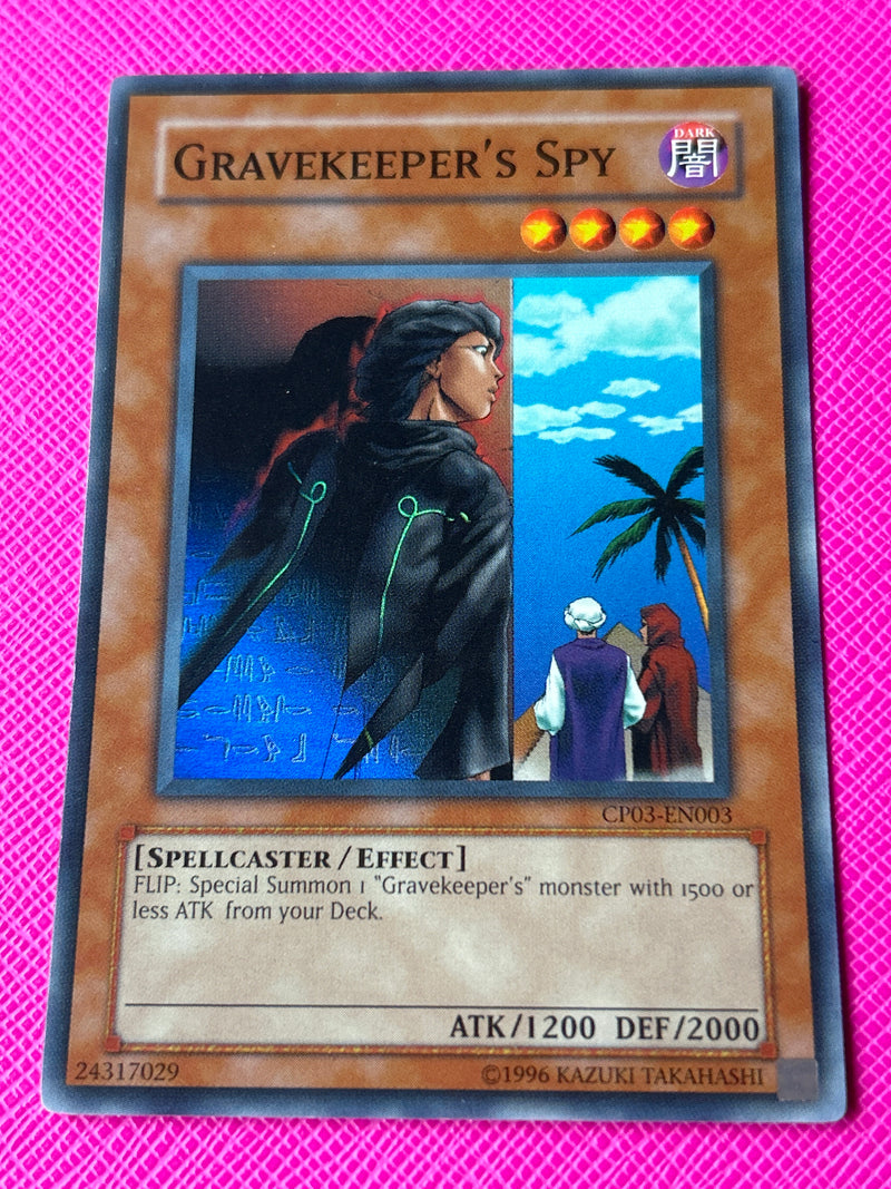 CP03-EN003 - Gravekeeper's Spy - Super Rare - Effect Monster - Champion Pack 3 - English VLP