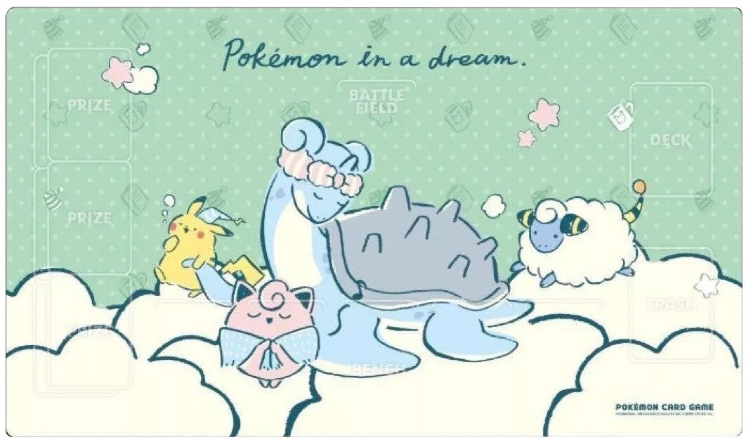 Pokemon Korea Pokemon in a Dream Green Playmat