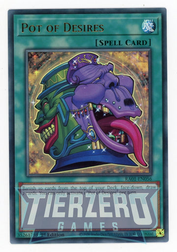 RA01-EN056 - Pot of Desires (UR) - Ultra Rare - 25th Anniversary Rarity Collection
