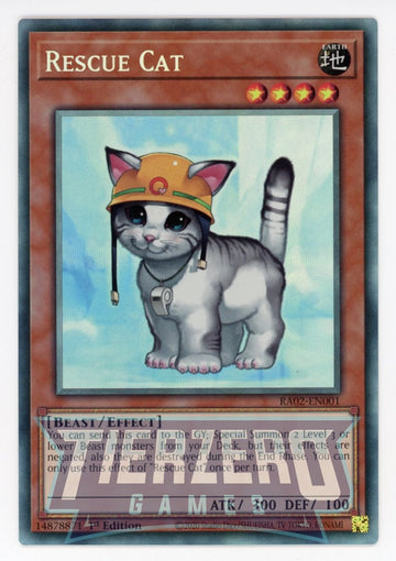 RA02-EN001 - Rescue Cat (PCR) - Collector's Rare - 25th Anniversary Rarity Collection II
