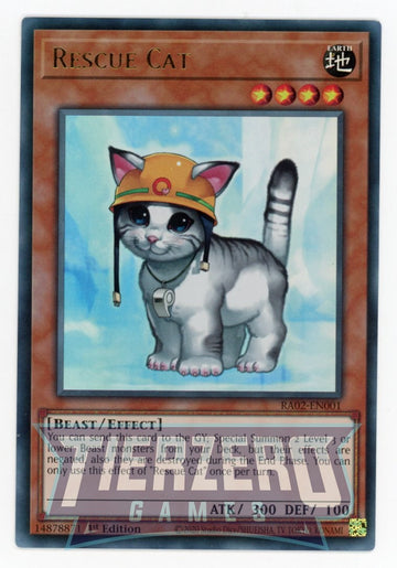 RA02-EN001 - Rescue Cat (UR) - Ultra Rare - 25th Anniversary Rarity Collection II