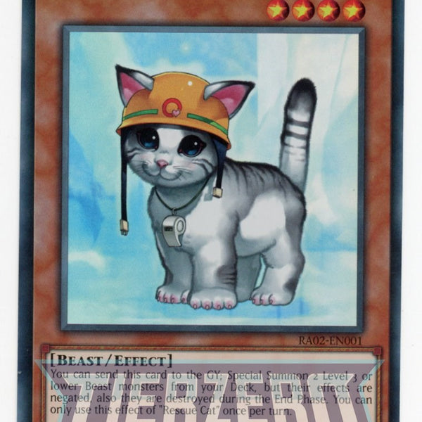 rescue yugioh cards RA02-EN001 - Rescue Cat - Ultra Rare
