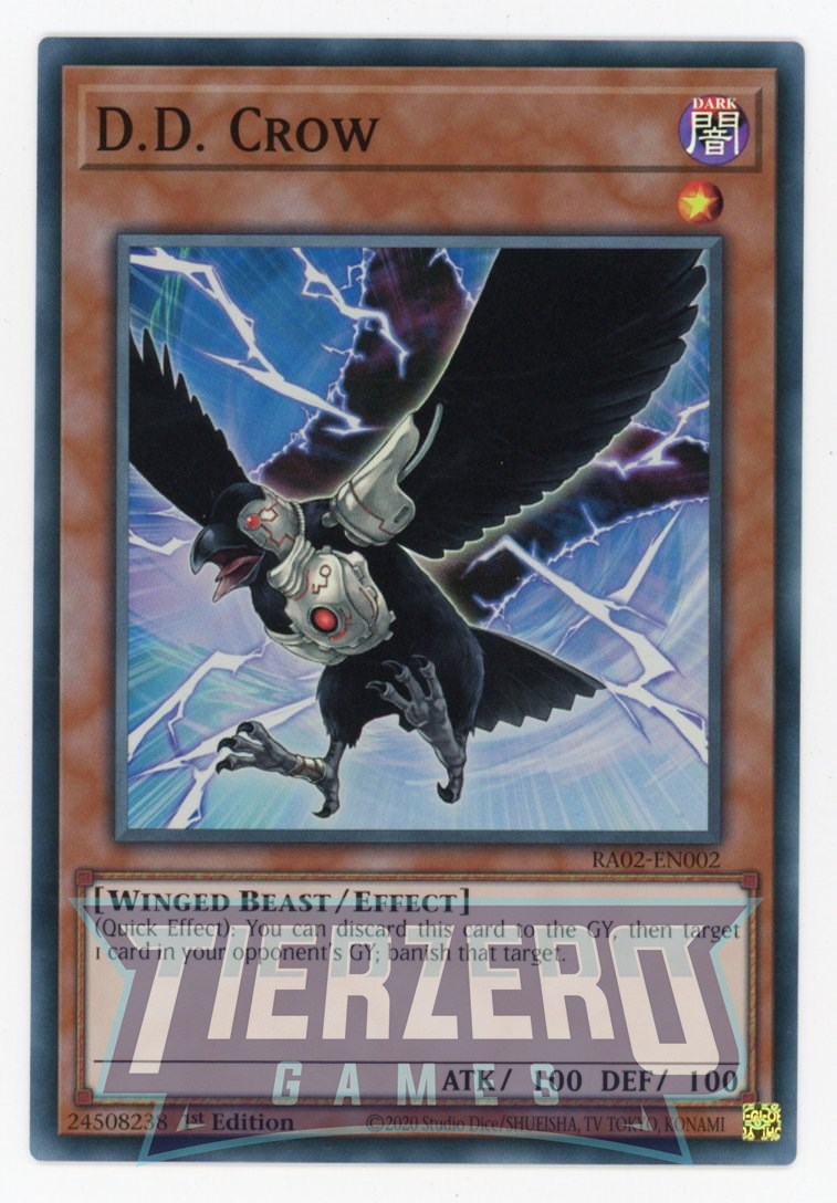 RA02-EN002 - D.D. Crow - Super Rare - - Rarity Collection 2