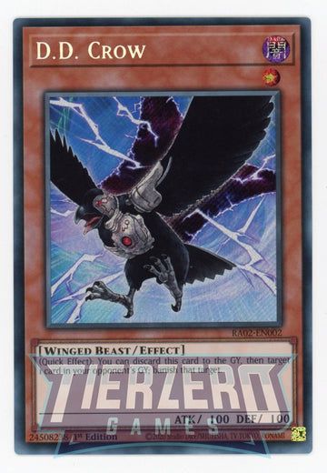 RA02-EN002 - D.D. Crow - Secret Rare - 25th Anniversary Rarity Collection II