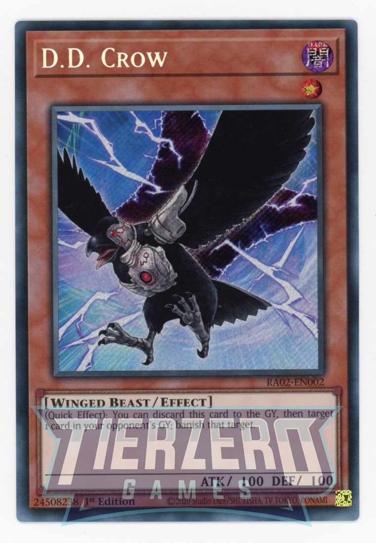 RA02-EN002 - D.D. Crow - Secret Rare - - Rarity Collection 2