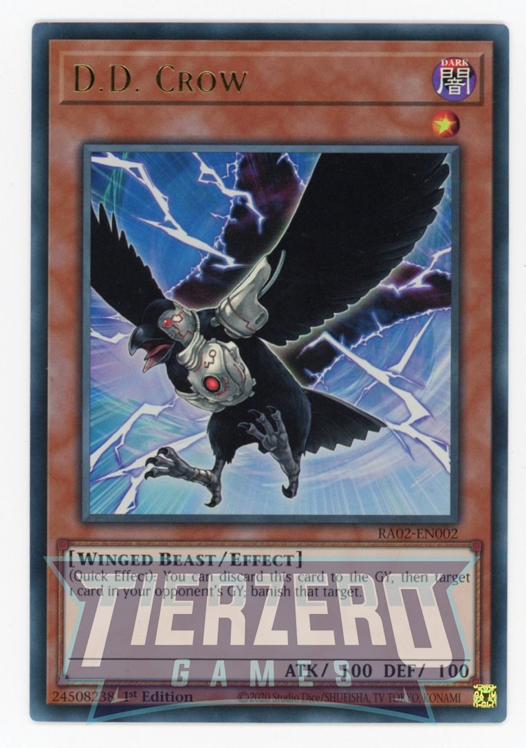 RA02-EN002 - D.D. Crow - Ultra Rare - - Rarity Collection 2