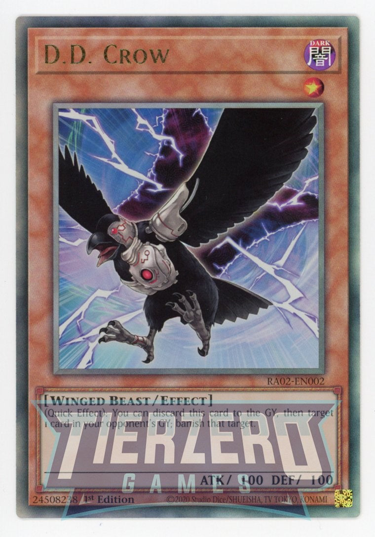 RA02-EN002 - D.D. Crow - Ultimate Rare - - Rarity Collection 2