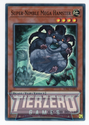 RA02-EN004 - Super-Nimble Mega Hamster - Super Rare - 25th Anniversary Rarity Collection II